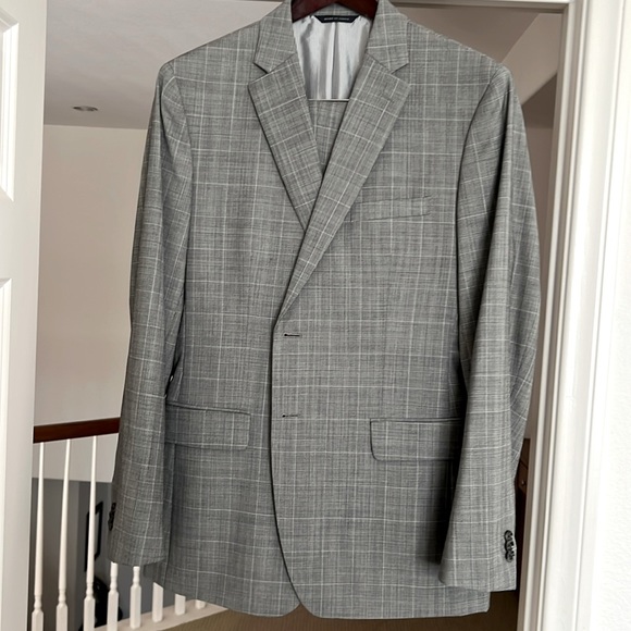 Banana Republic Factory Suits & Blazers Tailoredfit Glen Plaid Suit